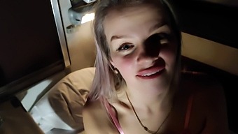 Public Sex With A Married Woman On A Train As A Horny Man Introduces Himself As A Producer