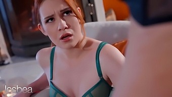 Redhead And Blonde Lesbians Indulge In Strapon And Scissors Play For An Explosive Orgasm